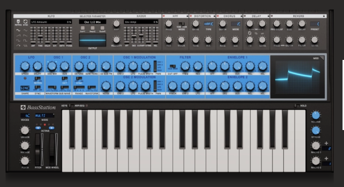 GForce Bass Station